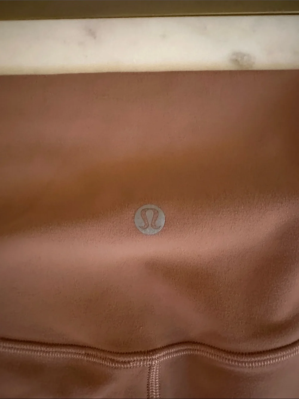 lululemon athletica Brown Crop Top & Leggings Set